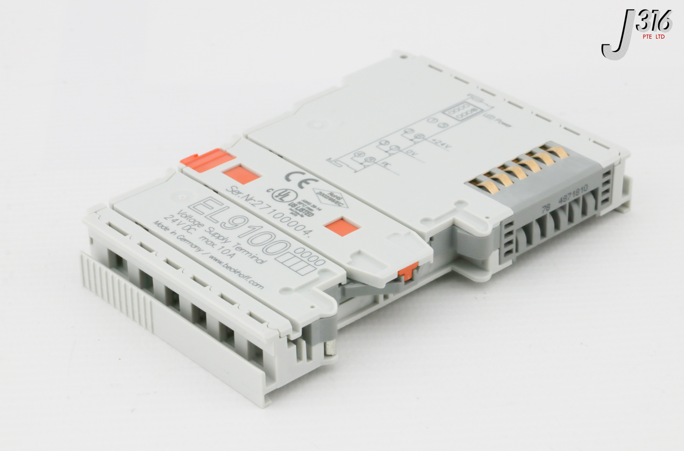 @@@ 31457 BECKHOFF POTENTIAL VOLTAGE SUPPLY TERMINAL MODULE (NEW